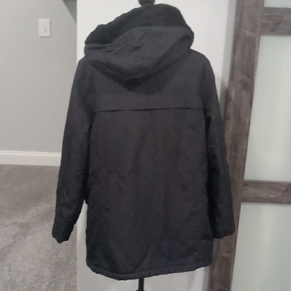 Banana Republic  winter coat w faux shearling lining. zip & button closure XL - Picture 6 of 7